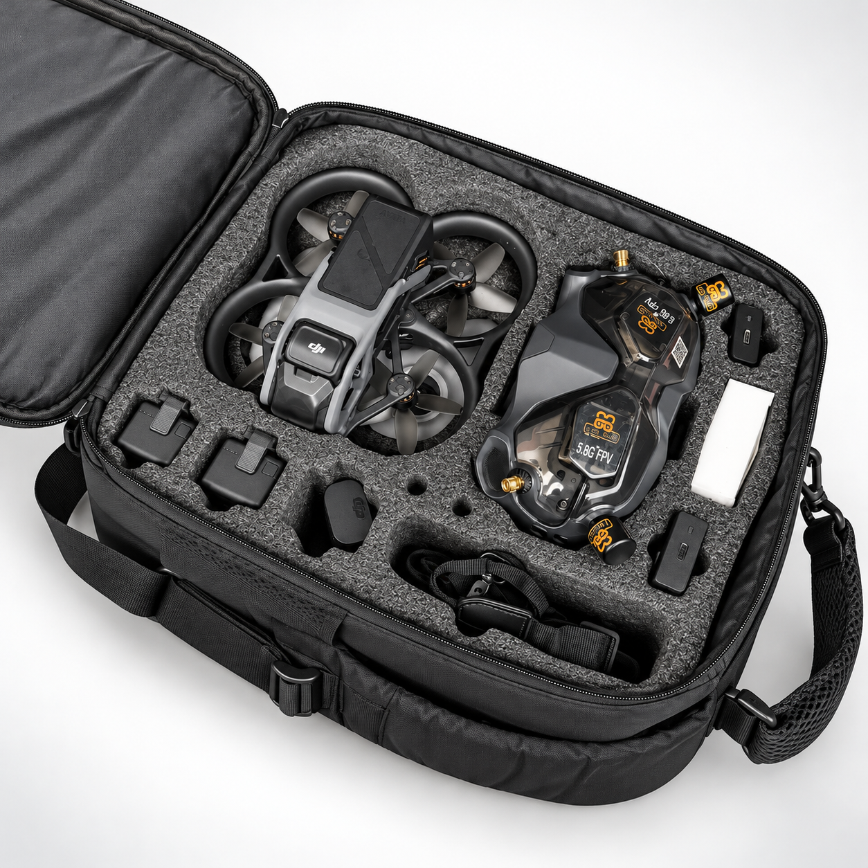 DJI Avata 1 – Drone FPV con Estuche y Accesorios
