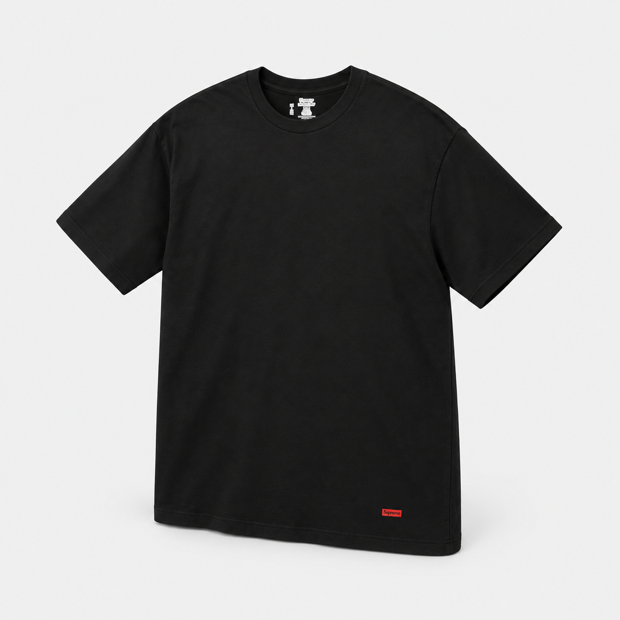 Supreme x Hanes Tagless Tee – Black